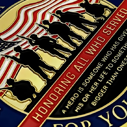 US Military Challenge Coin Veteran Souvenir Collectible Gift
