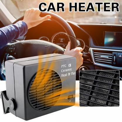 Heater Fan for Car | 12V Portable Defroster Warmer