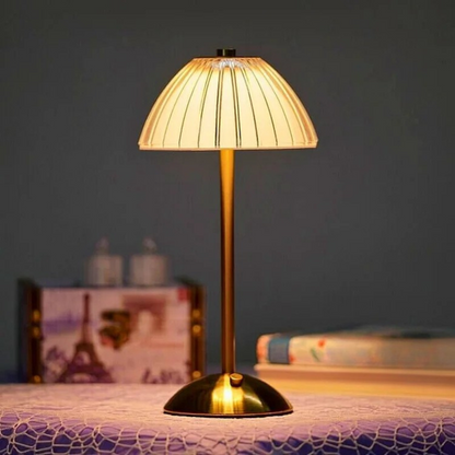 Lampada da tavolo a LED senza fili moderna in cristallo