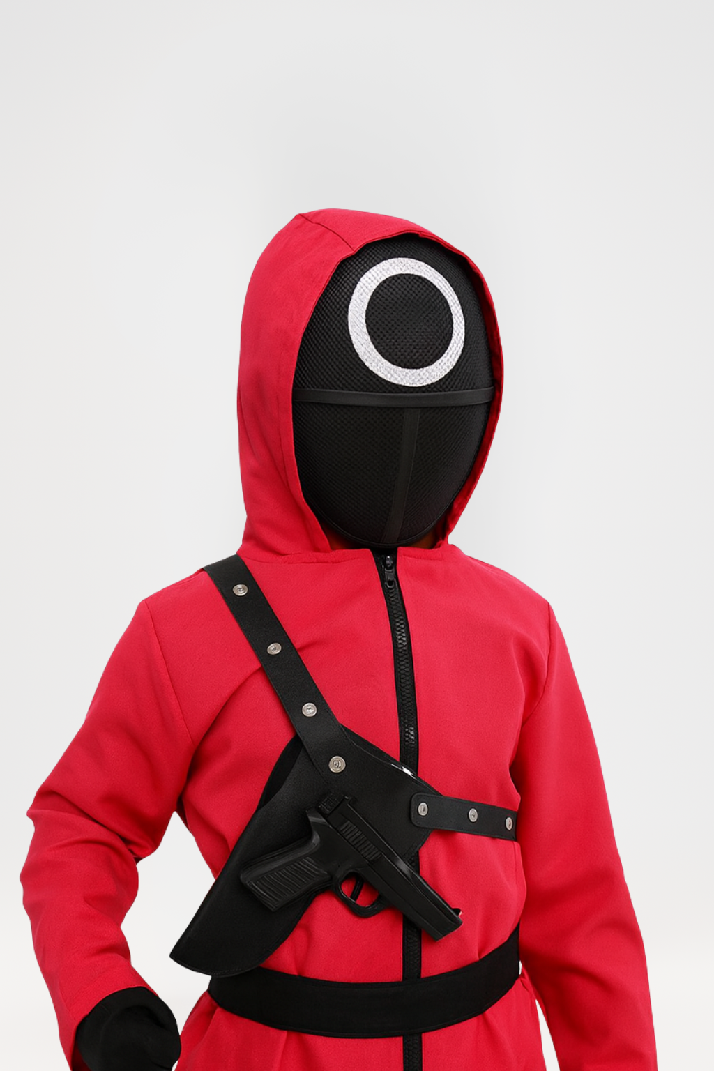 Kids Guard Halloween Costume Jumpsuit | Hooded Mask Outfit