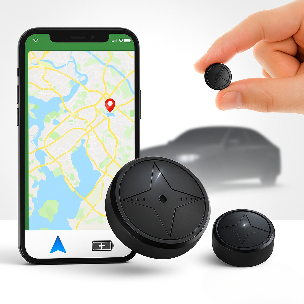 Traceur GPS pour véhicules avec dispositif de suivi de voiture à fixation magnétique