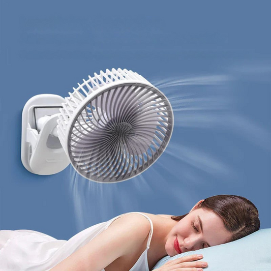 Ventilateur de bureau portable à clipser