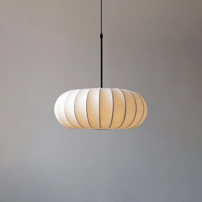 Lampa wisząca tkanina minimalistyczny styl japoński