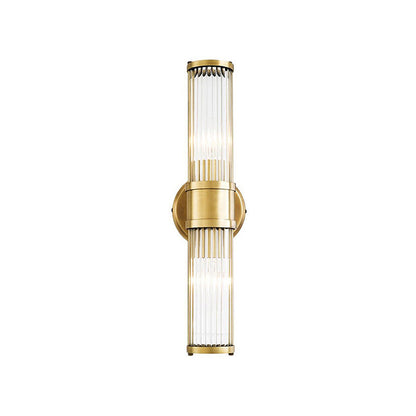 Wall Light Gold Glass LED Indoor Fixture