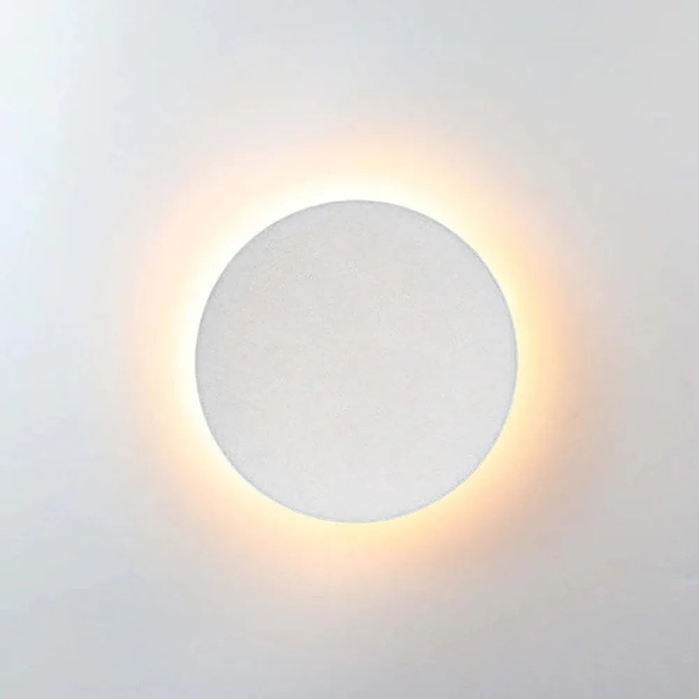 Lámpara de pared moderna LED negra para exterior