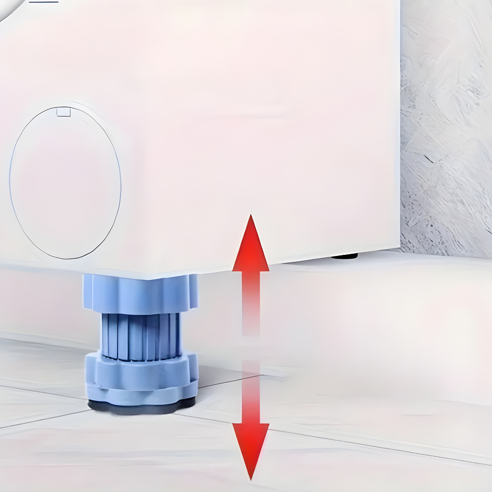 Waschmaschinen-Basis-Erhöhungs-Pads Anti-Vibrations Rutschfest Verstellbar