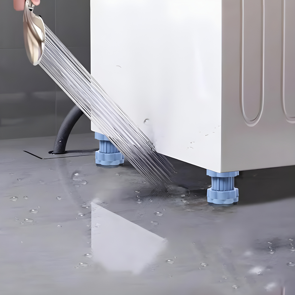Waschmaschinen-Basis-Erhöhungs-Pads Anti-Vibrations Rutschfest Verstellbar