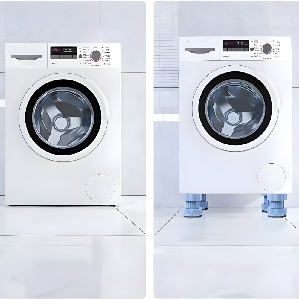 Waschmaschinen-Basis-Erhöhungs-Pads Anti-Vibrations Rutschfest Verstellbar