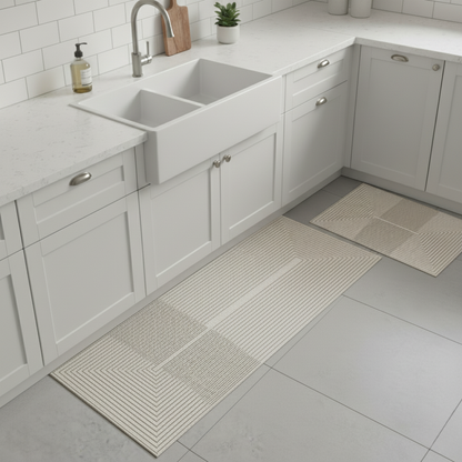 Wasserabsorbierende rutschfeste Küchenbodenmatte waschbarer Teppich