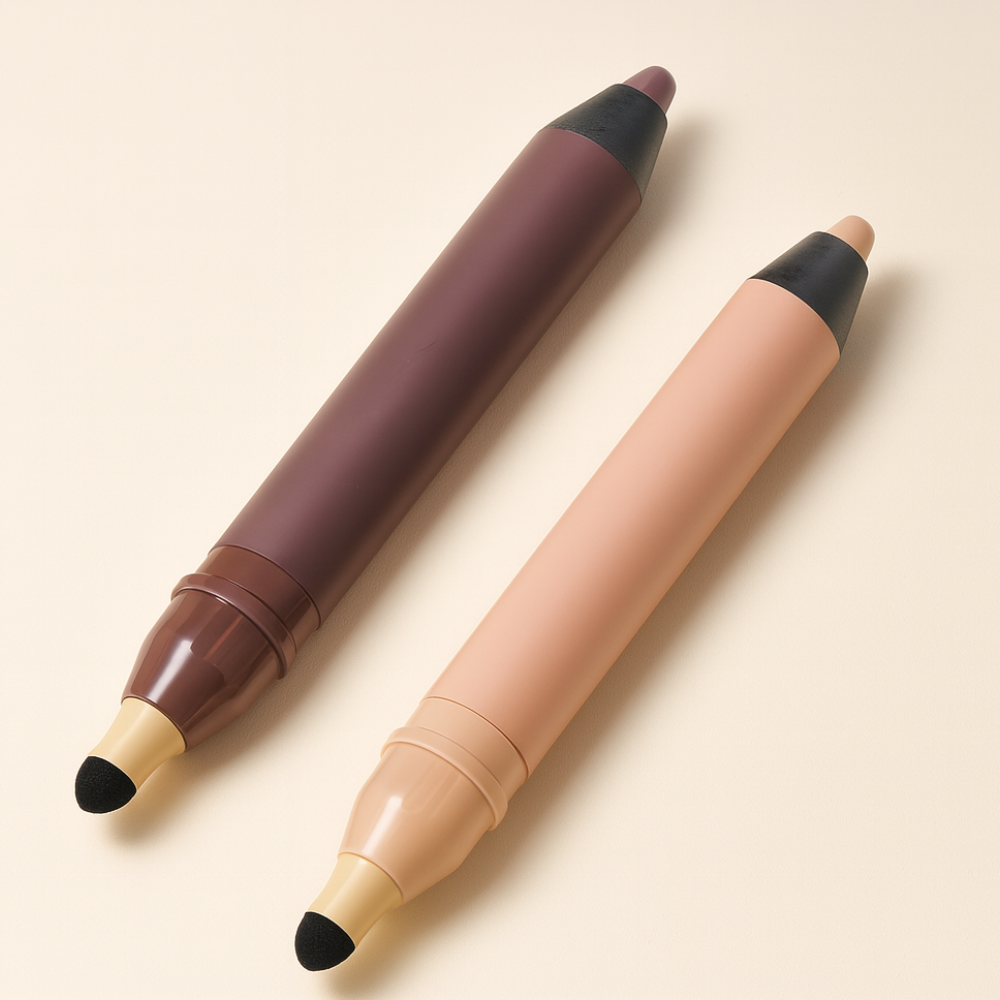 Wodoodporny ołówek do oczu 2 w 1 cień do powiek długotrwały smoky