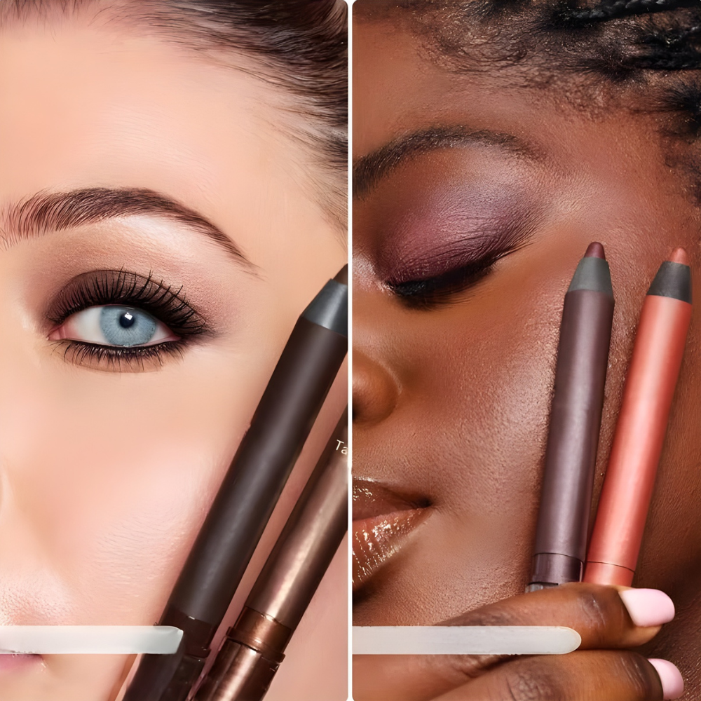 Waterproof Eyeliner Pencil 2-in-1 Eyeshadow Long Lasting Smoky