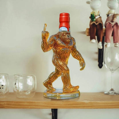 Whiskey-Dekanter Lustige Bigfoot-Glasflasche