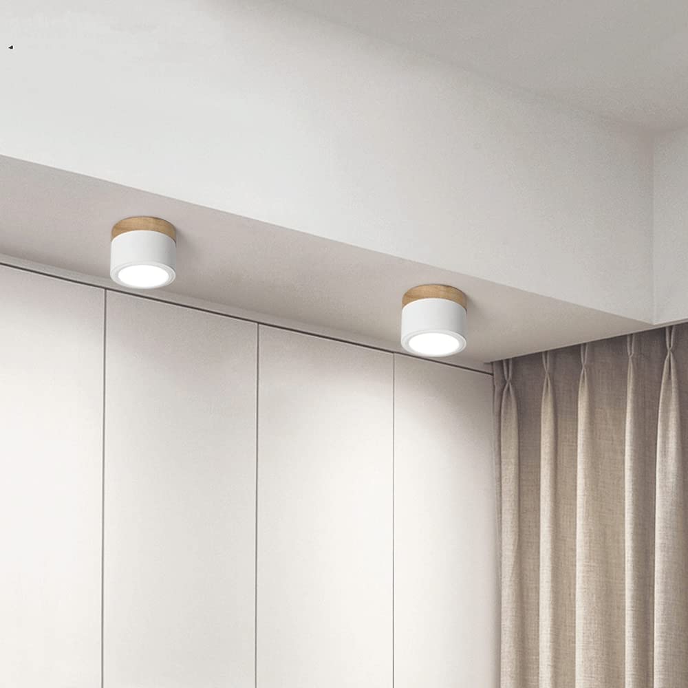 Compact Cylinder Flush Ceiling Lights for Stylish Illumination in Small Spaces – Modern Design and Energy Efficient