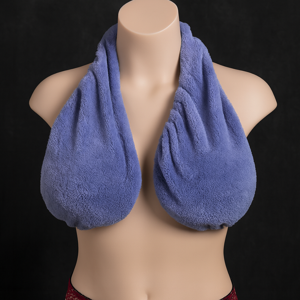Women's Backless Towel Bra Strapless Large Bust Support