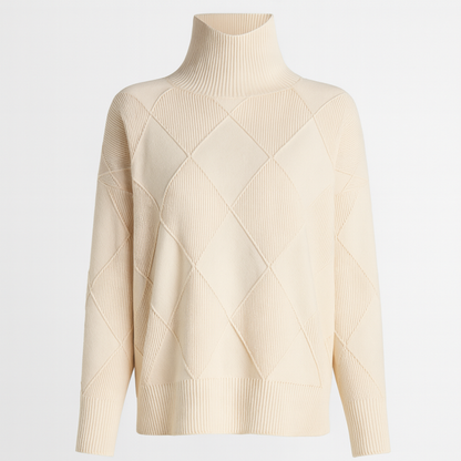 Women Knitted Turtleneck Jumper Long Sleeve Oversized