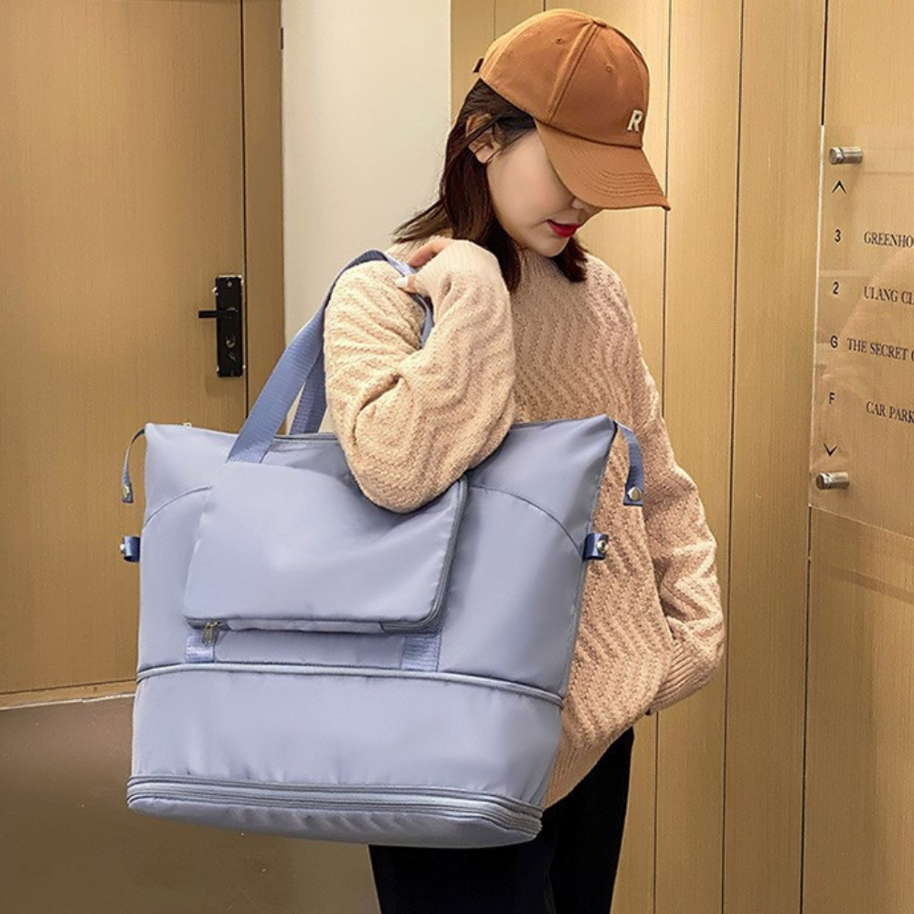 Borsa da viaggio grande da donna | Leggera e resistente Weekender