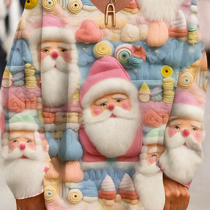 Women Oversized Knitted Christmas Sweatshirt Long Sleeve Jumper