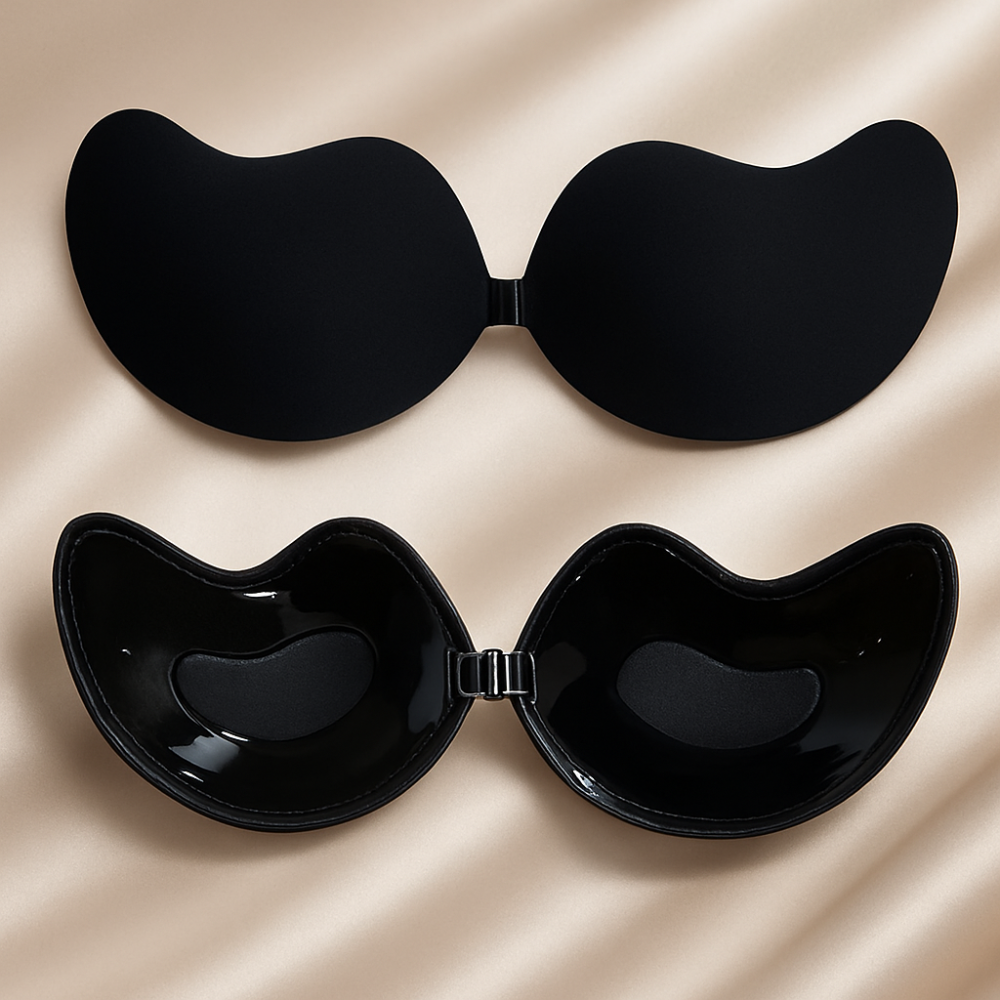 Sujetador invisible sin tirantes para mujer con push up | Adhesivo sin costuras y sin espalda