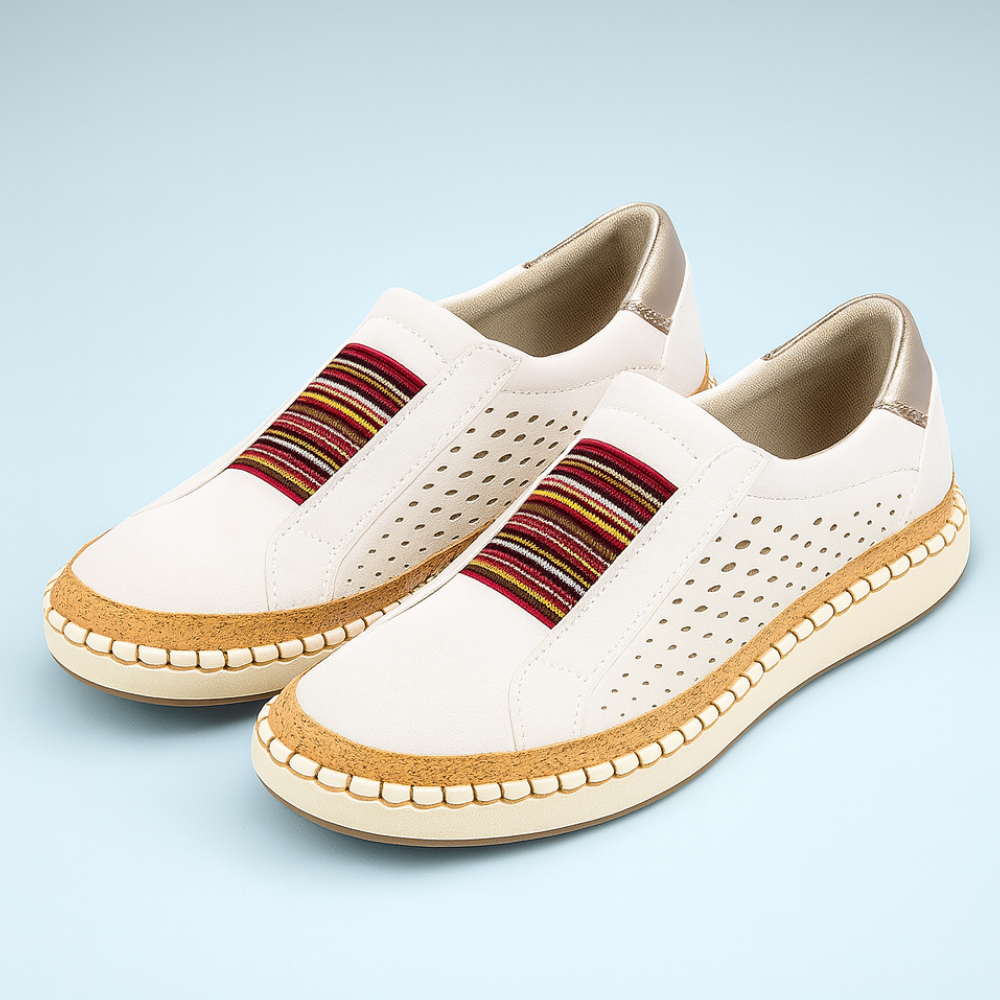 Women Walking Slip On Shoes Breathable Casual Trainers