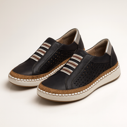 Women Walking Slip On Shoes Breathable Casual Trainers