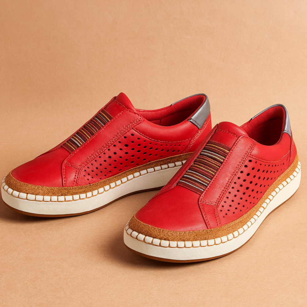 Women Walking Slip On Shoes Breathable Casual Trainers