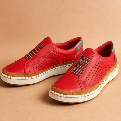 Women Walking Slip On Shoes Breathable Casual Trainers