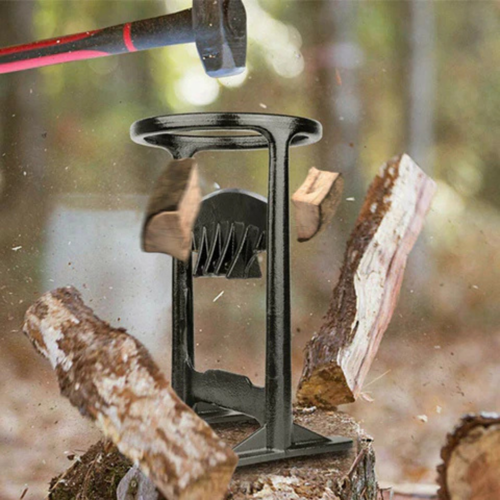 Wood Splitter Heavy Duty Steel Manual Log Splitter Firewood