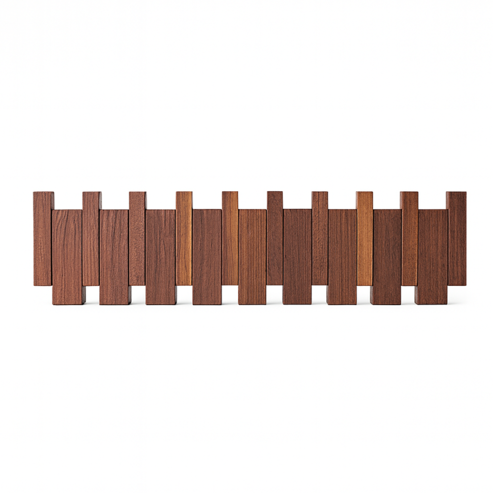 Wood Wall Key Coat Rack Magnetic Folding Hooks Entryway Organizer