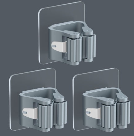 StickHold – Strong Adhesive Mop Hooks 3-Pack