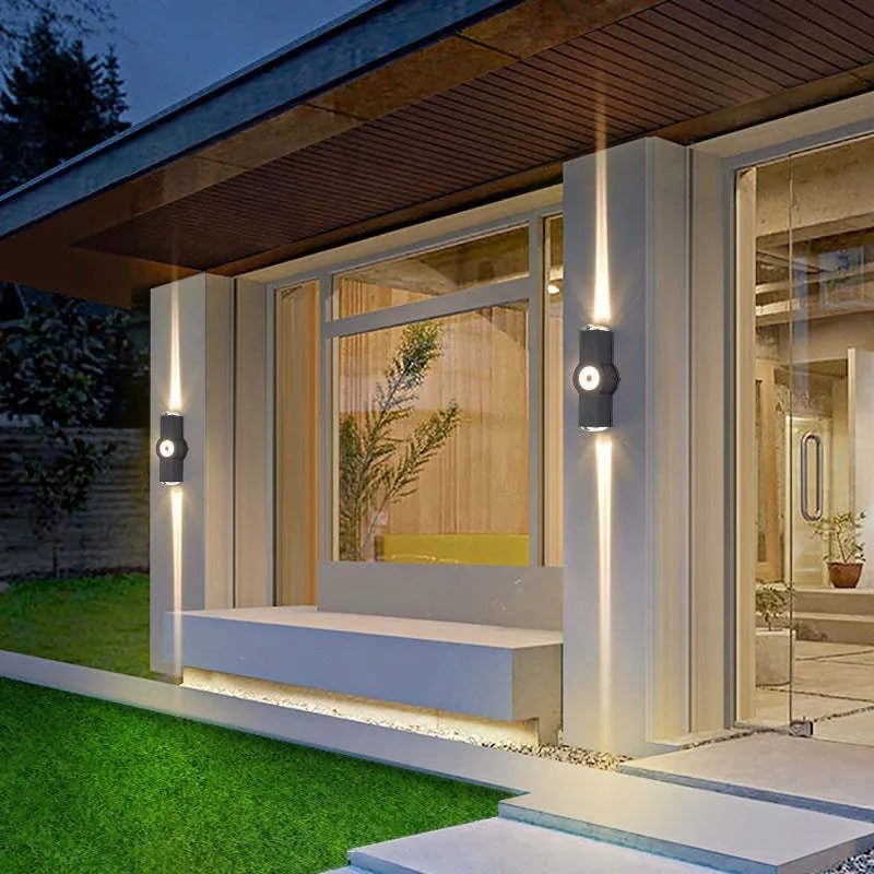 Lámpara de pared moderna acrílica LED para exteriores
