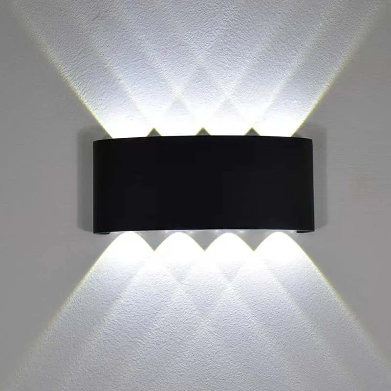 Applique murale moderne blanche lampe LED étanche