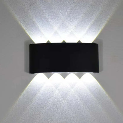 Applique murale moderne blanche lampe LED étanche