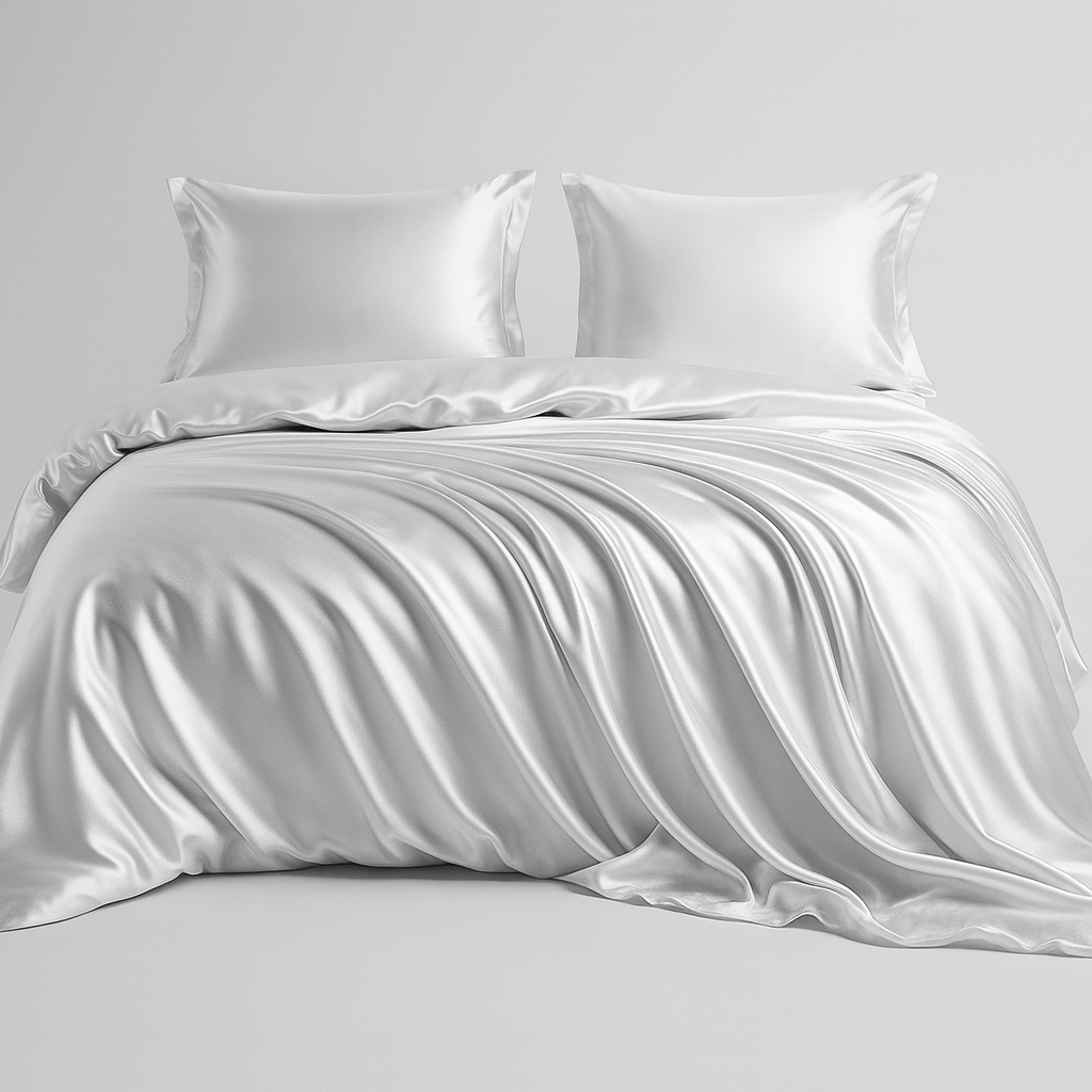 Zestaw pościeli z podwójną satyną jedwabną