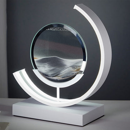 Bedside Lamp Modern LED Sand Art Light