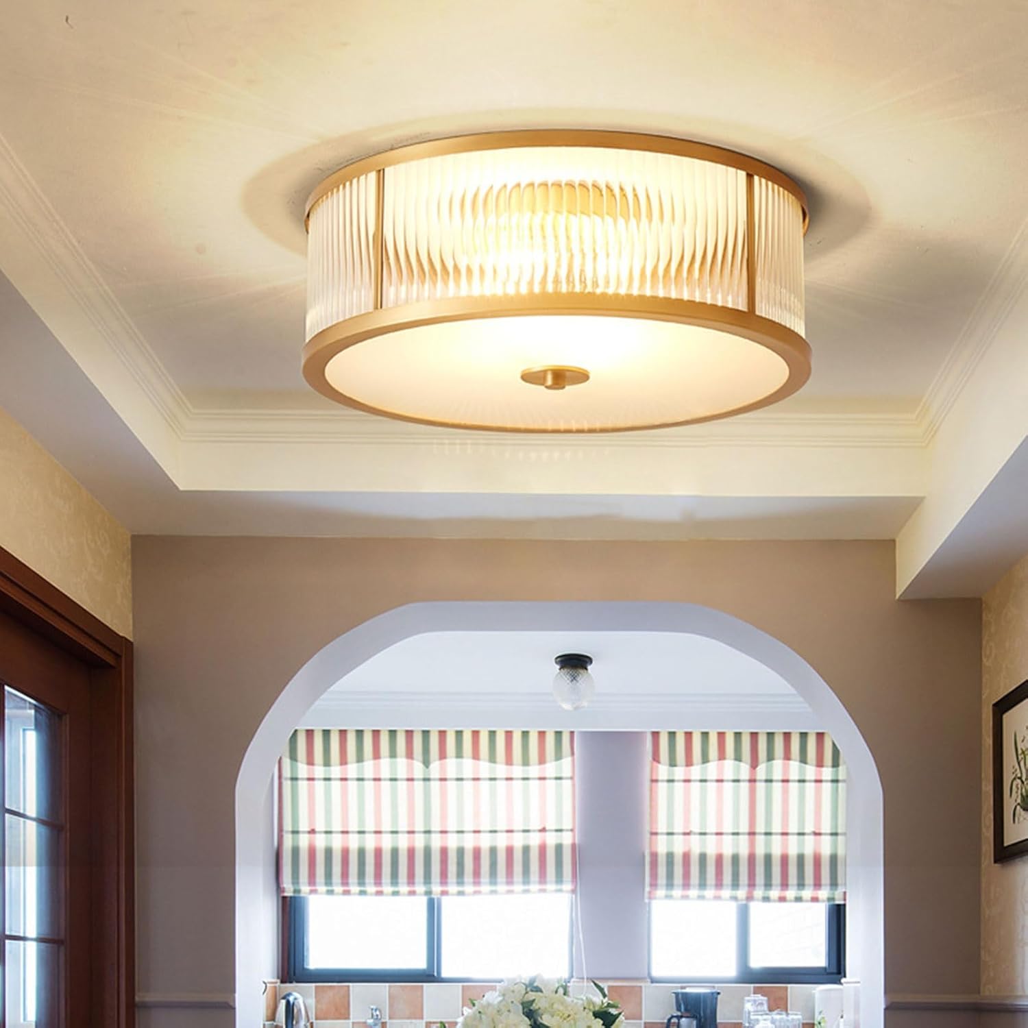 Modern Minimalist Round Glass Ceiling Light Fixtures for Contemporary Home Décor and Elegant Illumination Solutions