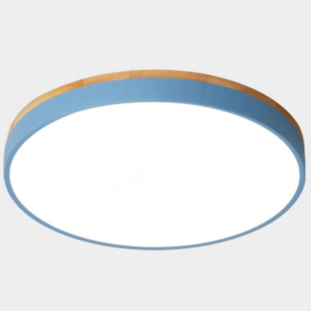 Ceiling Light Modern Wood LED Flush Fitting