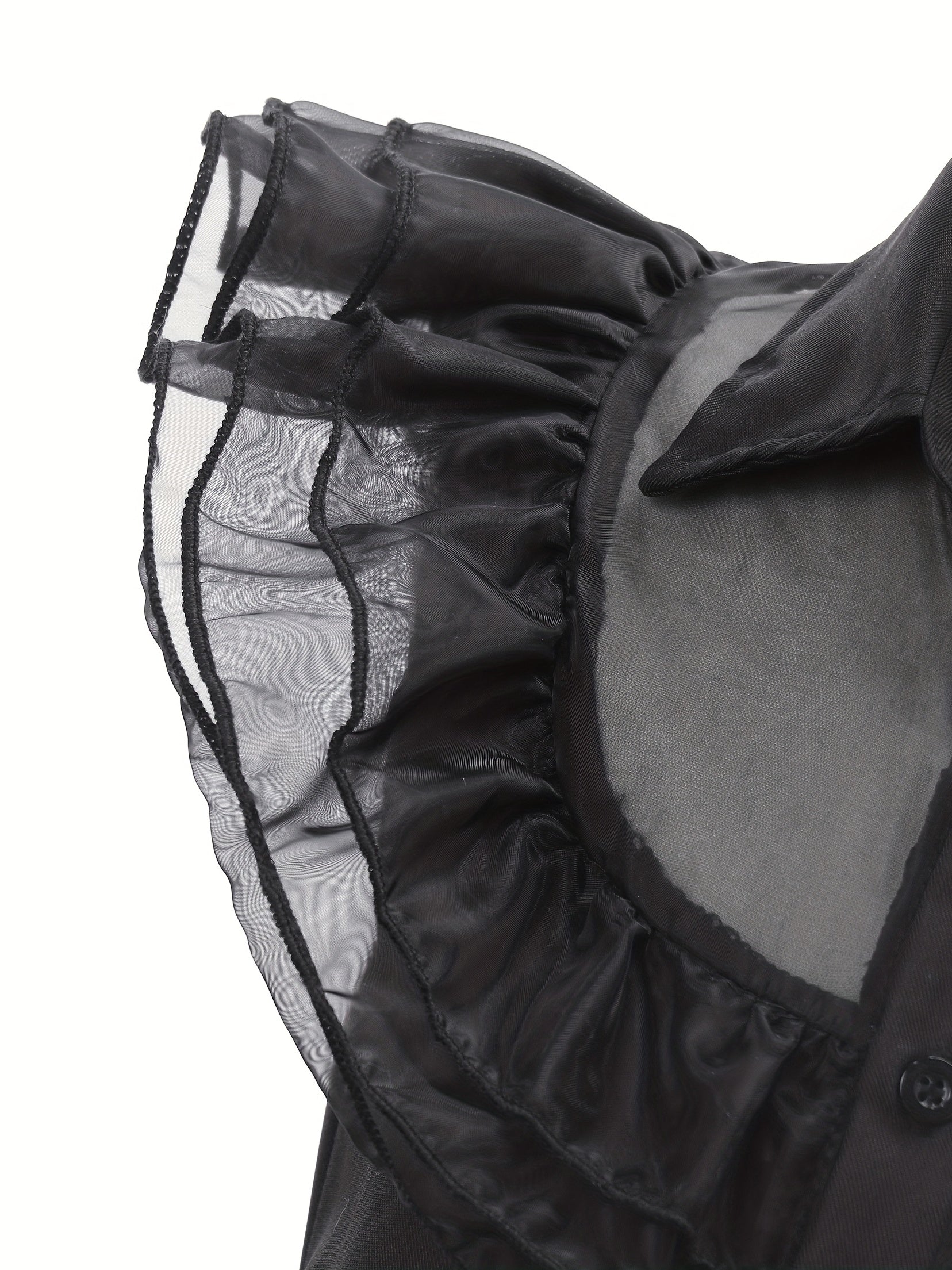 Vestito da costume gotico con volant per Halloween da ragazza | Mini a strati