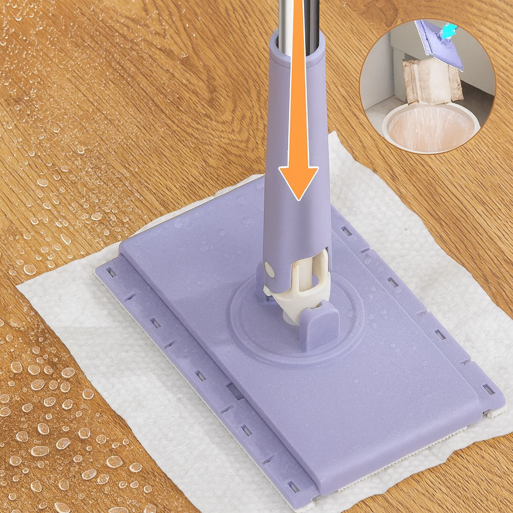Floor Cleaning Foldable Mop