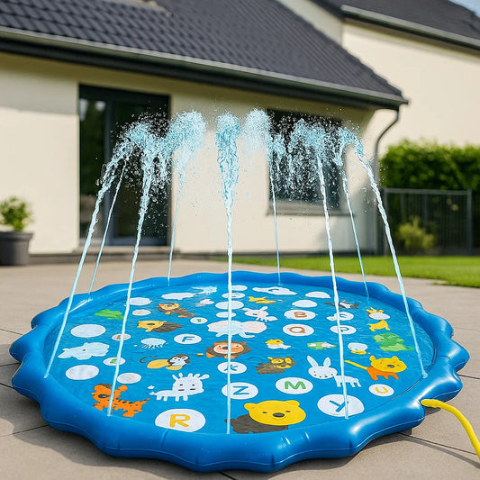 Piscina Gonfiabile per Bambini con Spruzzatore Arcobaleno in PVC