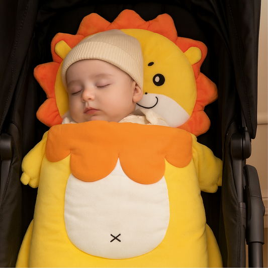 Śpiworek dla niemowląt bawełniany ciepły komfortowy