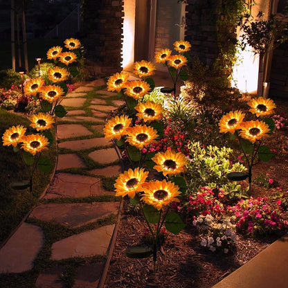 GlowBloom – Solar Flower Garden Lights