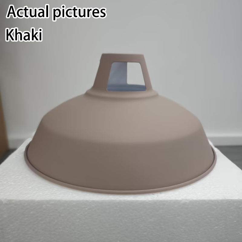 Suspension industrielle en métal lampe de plafond colorée