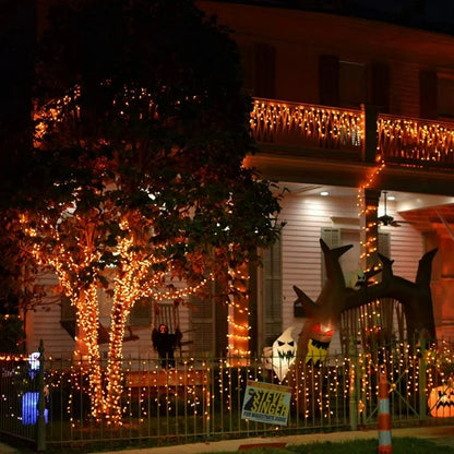 Outdoor Solar Powered Red Fairy Lights