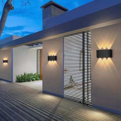 Applique murale moderne blanche lampe LED étanche