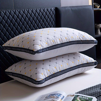DreamNest - Almohada de soporte para el cuello suave y transpirable para quienes duermen de lado y boca arriba