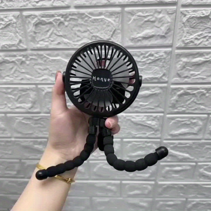 Portable Clip On Fan with Flexible Tripod
