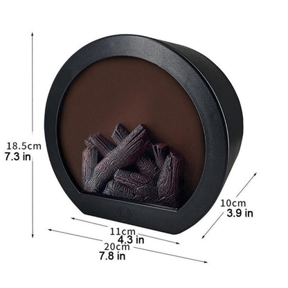 FlameGlow – Flameless LED Fireplace Lantern