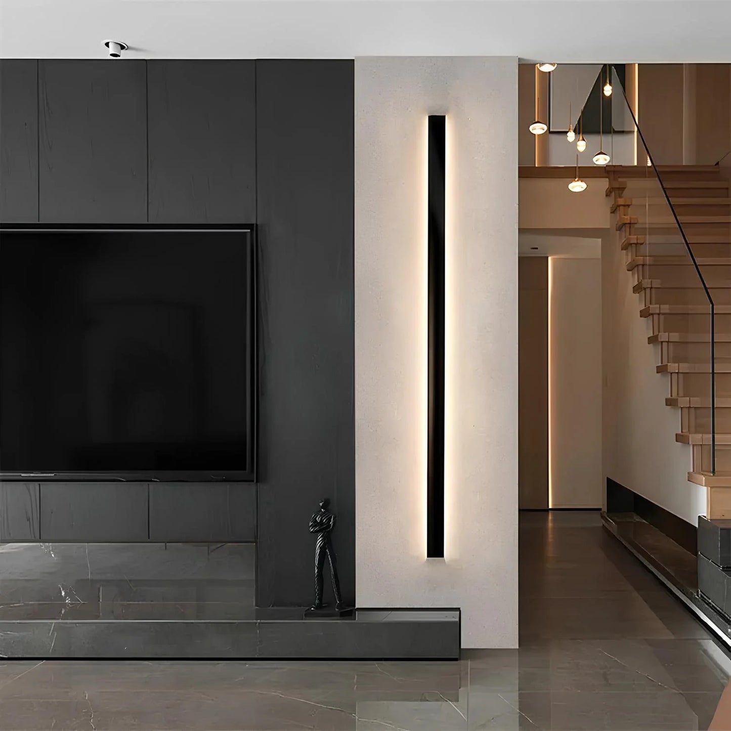 Outdoor Wall Light Aluminium Modern LED Sconce