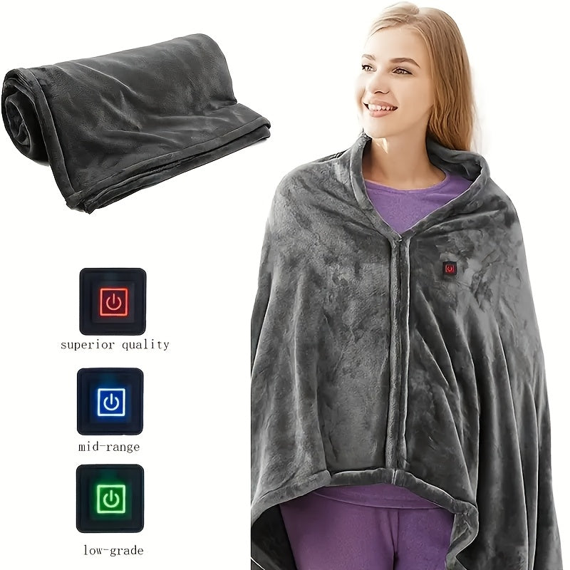 Elektrische Decke USB Beheizte Fleece Schulterwickel