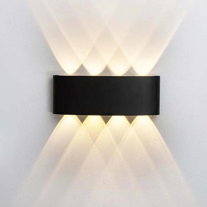 Applique murale moderne blanche lampe LED étanche